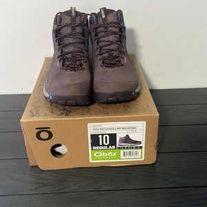New Oboz Sypes Mid Leather B-Dry waterproof boots 10